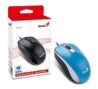 Genius DX-110 Wired USB Plug & Play Mouse, 1000 DPI (Blue)