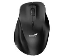 GENIUS Ergo 8230S Easy Ergonomic Wireless Silent Mouse 2.4 GHz wireless 6 buttons Quiet click less noise DPI button: 800 / 1200 / 1600 (default) dpi - Black