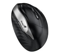 Genius Ergo 8250S Ergonomic Wireless Mouse + Silver Gray/BLAK