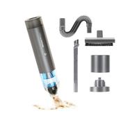 Genius Invictus One Table Set 9-Piece Portable Car Handheld Vacuum Cleaner 2-in-1 Air Pump Air Blower for Table Desktop PC Pet Hair Running Time up to 20 Minutes HEPA Filter