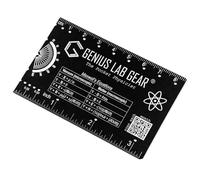 Genius Lab Gear The Pocket Physicist Metal Physics Metric Ruler Scale Multitool Techie/geeks/nerds Cool STEM Tech Graduation Gift for Students Unique Tool for Homework, Small