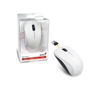 Genius NX-7000 Wireless Mouse 2.4 GHz with USB Pico Receiver Adjustable DPI levels up to 1200 DPI 3 Button with Scroll Wheel Ambidextrous Design White