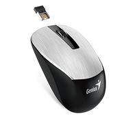 Genius NX-7015 Silver USB 1200 DPI Wireless Mouse 2.4 GHz BlueEye Sensor On/Off Switch 1x Alkaline Battery Type AA