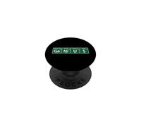 Genius Periodic Table of Elements Funny Science Design PopSockets Adhesive PopGrip
