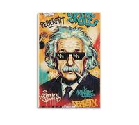 Genius Posters Aesthetic Wall Art Decorative Painting Poster Decor Vintage Canvas for Living Room Bed Room 12x18inch(30x45cm) Unframe-style