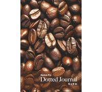Genius Pro Bullet Dotted Journal - Coffee Beans: 6 x 9 in, 7mm dot grid spacing