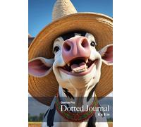 Genius Pro Bullet Dotted Journal - Cow: 6 x 9 in, 7mm dot grid spacing