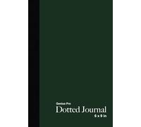 Genius Pro Bullet Dotted Journal - Dark Green: 6 x 9 in, 7mm dot grid spacing