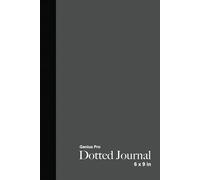 Genius Pro Bullet Dotted Journal - Gray: 6 x 9 in, 7mm dot grid spacing
