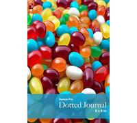 Genius Pro Bullet Dotted Journal - Jelly Beans: 6 x 9 in, 7mm dot grid spacing