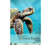 Genius Pro Bullet Dotted Journal - Sea Turtle: 6 x 9 in, 7mm dot grid spacing