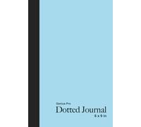 Genius Pro Bullet Dotted Journal - Teal Blue: 6 x 9 in, 7mm dot grid spacing