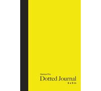 Genius Pro Bullet Dotted Journal - Yellow: 6 x 9 in, 7mm dot grid spacing