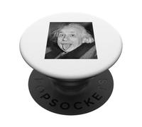 Genius Scientist Tongue Out 1951 - Retro Physics Legend Art PopSockets Adhesive PopGrip