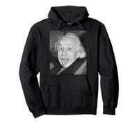Genius Scientist Tongue Out 1951 - Retro Physics Legend Art Pullover Hoodie