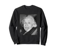 Genius Scientist Tongue Out 1951 - Retro Physics Legend Art Sweatshirt
