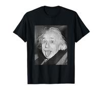 Genius Scientist Tongue Out 1951 - Retro Physics Legend Art T-Shirt