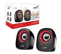 Genius SP-Q160 Stereo Speakers - USB Powered - Red