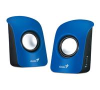 Genius SP-U115 USB Powered Multimedia Stereo PC Computer Speakers - Blue / Black