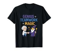 Genius + Teamwork = Magic Team Awesome Graphic T-Shirt