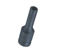 Genius Tools 1/2" Dr. 30mm Deep Thin Wall Impact Socket (12-Point) (CR-Mo) - 448530