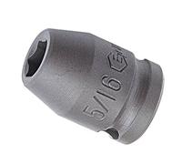 Genius Tools 1/2" Dr. 9/16" Thin Wall Impact Socket (CR-Mo) - 463818