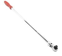 Genius Tools 1/2" Drive Flex Head Ratchet, 72-Tooth, 25.5" Length, Cr-V Steel - 484468P