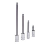 Genius Tools 1/4" Dr. 7/32" Wobble Hex Bit Socket, 70mmL - 208+5314