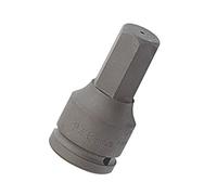 Genius Tools 1" Dr. 22mm Hex Impact Bit Socket, 98mmL (CR-Mo) - 849822