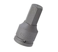 Genius Tools 1" Dr. 3/4" Hex Impact Bit Socket, 98mmL (CR-Mo), 98mmL (CR-Mo) - 869824