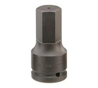 Genius Tools 3/4" Dr. 1-1/8" Hex Impact Bit Socket, 88mmL (CR-Mo) - 668836