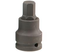 Genius Tools 3/4" Dr. 18mm Hex Bit Socket, 80mmL (CR-Mo) - 619+2918