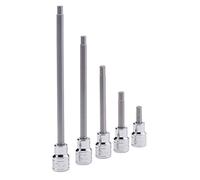 Genius Tools 3/8" Dr. 6mm Hex Bit Socket, 180mmL - 308+2736