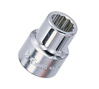 Genius Tools 837057 1" Dr.57mm Hand Socket (12 Point)