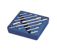 Genius Tools 9 Piece 1/4in, 3/8in, 1/2in Wobble Extension Bar Set BE-2349