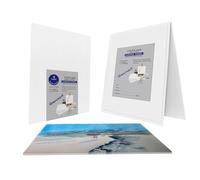 Genixart White Blank Canvas Panels, Primed Professional Artist Canvases Boards for Acrylics & Oils Painting (28x36cm / 11"x14" (6Pack))