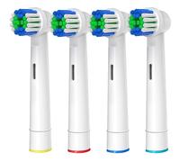 GENKENT Replacement Toothbrush Heads Compatible with Oral-B Braun, 4 Pcs Professional Electric Toothbrush Heads Brush Heads Refill Pro 500/1000/1500/3000/3757/5000/7000/7500/8000