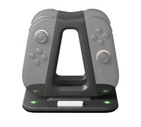 GENKI Dual Wield Nintendo Switch 2 Charging Station | Charge Whilst Playing with 2 Detachable Delta Grips | Charges 4 Joy-Con 2 Controllers | Magnetic Dock | USB-C, LED Indicators | Switch Accessory