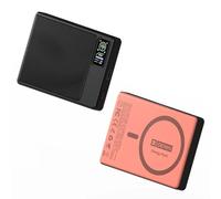 Genki Energy Pack - 30W Magnetic Charger for Switch 2, Steam Deck & Phones, 38.5Wh USB-C Battery Bank with Digital Display, Qi2 Wireless Charging, MagSafe-Compatible Design