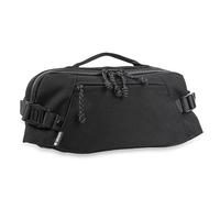 GENKI Saya Carry - Black Cordura Sling Case for Nintendo Switch 2, Steam Deck, ROG Ally & PS Portal - Magnetic Quick-Draw, Waterproof Zippers, Tech Pouch Storage, Find My Compatible Tracker Included