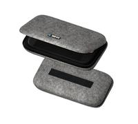 GENKI Sleeper Case for Nintendo Switch 2 - Wool-Wrapped Hard Shell Travel Case, Crushproof & Water-Resistant, Hidden Zipper, Fits Console with Force Field 2 or Attack Vector (Feather)