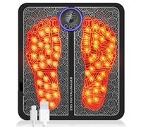 Genkigold EMS Foot Massager for Plantar Fasciitis: Electric Foot Neuropathy Stimulator, with Press Control, Foot Massage Mat Muscle Stimulator