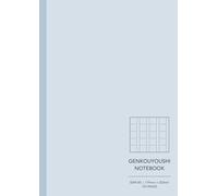 Genkouyoushi Japanese Manuscript Paper Notebook (Semi B5): For vertical writing