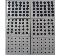 GENMACH 720 X Count Bindi dots Multi Size Black Bindi Round Bindi Polka dots Daily use Bindi Stickers (Black)