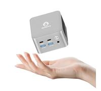 GenMachine Mini PC Desktop Computers - AMD Ryzen 3 5425U 8GB DDR4, 256GB SSD, Gaming PC with Wifi6/BT5.2, Gaming/Office/Design Up to 4.1GHz 4c/8t -Silver