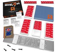 GENMAG® 2x Magnetic Number Plate Holder [Extra Strong & Universal] Frameless License Plate Holder for Cars | Magnetic Number Plate Kit | Invisible Car Registration Plate Frames | Removable