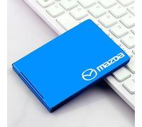 genmaimeifumu 1 Pcs Car Card Holder for Mazda 3 II Hatchback(BL) 2011-2013, Slim Wallet Effect Credit Card Case Premium Business Organiser Durable Travel Accessories,Blue