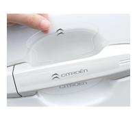 genmaimeifumu 8 Pcs Car Door Handle Protector for Citroen C1 C3 C4 Cactus C-Zero Berlingo Multispace, Paint Scratch Guard Self-Adhesive Protective Film,Silver