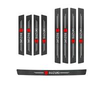 genmaimeifumu 9 PCS Car Door Sill Protector Kick Plate Guard for Suzuki SX4 I 2009-2014, Door Entry Guards Sill Scuff Cover Panel Step Protector Sticker