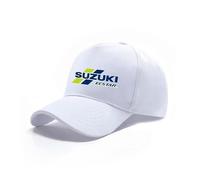 genmaimeifumu Baseball Caps Comfortable Snapback for Men for Suzuki SX4 S-Cross SCross 2014-2019 2020 2021 2022, Outdoor Full Cotton Men's Hats & Caps Adjustment Hats One Size,White